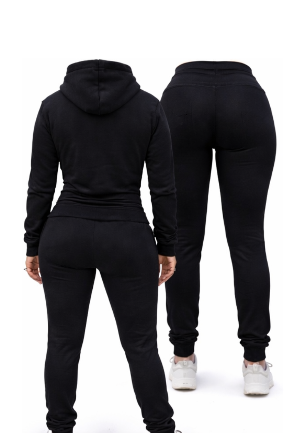 Monarch Pressure "Boujee Energy" Black Hoodie & Jogger Set
