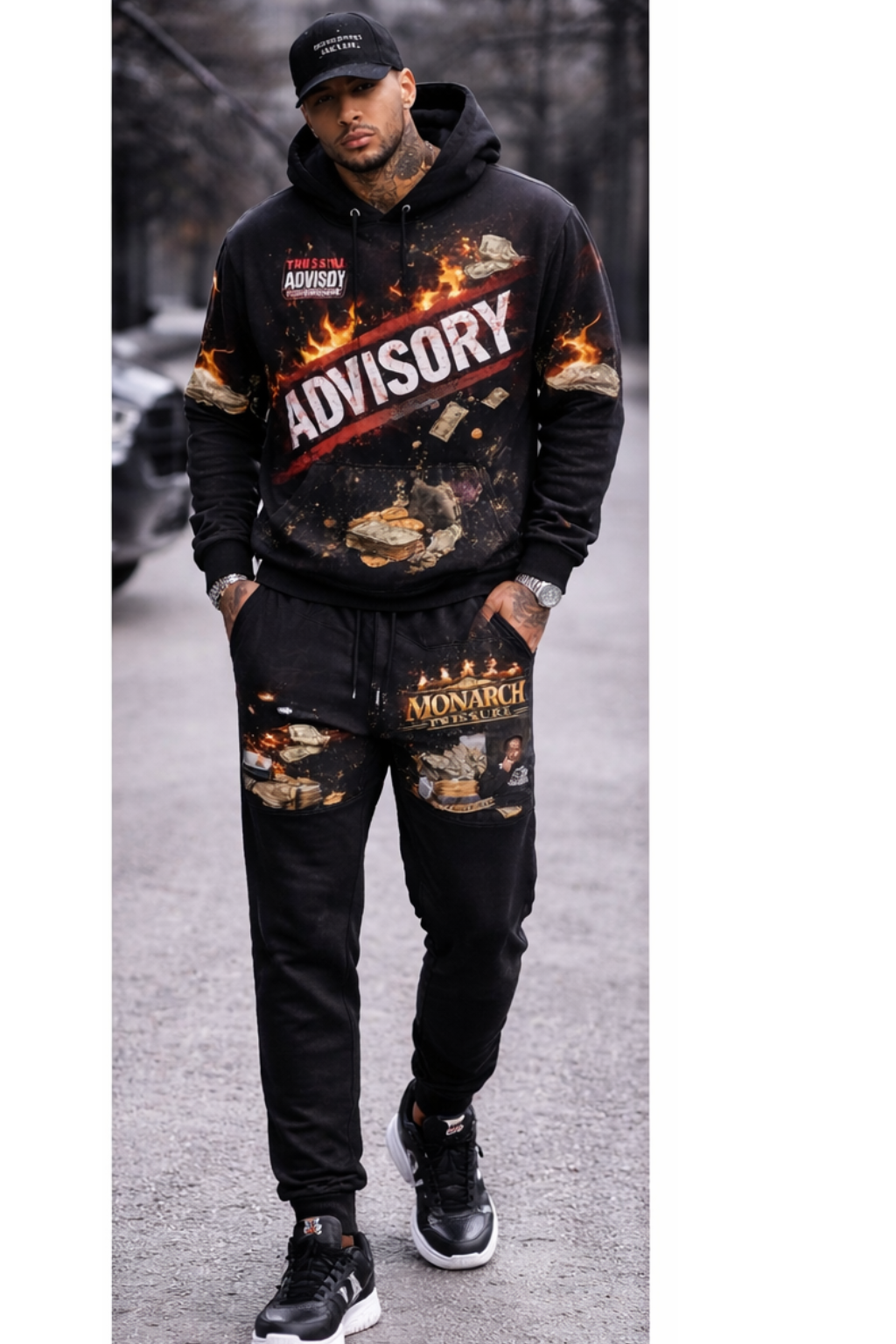 Monarch Pressure "Advisory Heat" Hoodie & Jogger Set