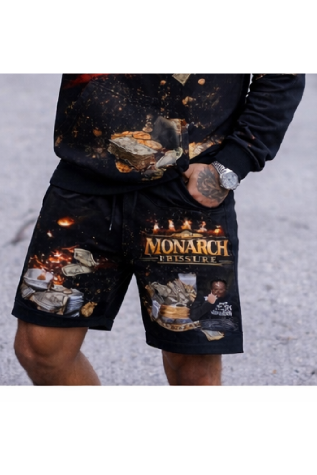 Monarch Pressure "Advisory Heat" T-Shirt & Shorts Set